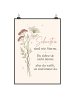 Mr. & Mrs. Panda Poster Blumen Verflechtung Design mit Spruch in Weiß