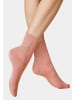 Kunert Socken Mixed Structure Fashion in powder rose