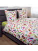 Janine Modern Art Mako Satin Bettwäsche - Früchte und Eis in bunt