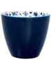 Greengate Latte Cup DAHLA Blau Innenseite mit Blumen