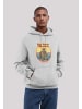 F4NT4STIC Hoodie US National Parks Make Friends At Yellowstone in grau meliert