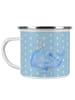 Mr. & Mrs. Panda Tasse Wal Konfetti ohne Spruch in Blau Pastell