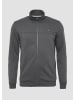 s.Oliver Sweatshirt Jacke in 9581_schiefergrau