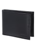 oxmox Leather Geldbörse RFID Schutz Leder 11 cm schwarz-pure 2.0