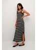 Kaffe Kleid KAdaisy Tight fit in Black/Turtledove stripe