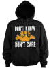 Garfield Hoodie "Don't Know Big Tall Hoodie" in Schwarz