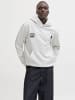 Jack & Jones Kapuzenpullover in White Melange