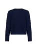 Soaked in Luxury Strickjacke SLNobilo Gerade Passform in Night Sky