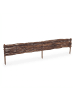 relaxdays 5 x Beeteinfassung in Braun - (B)100 x (H)10 cm