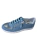 Franken-Schuhe Schnürschuhe Sneaker in blau