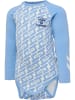 Hummel Hummel Druckknopf Strampler Raglanärmel Hmlkelsey Lebensstil Jungen in DUSK BLUE