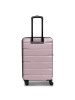 Franky Munich 4.0 4-Rollen Trolley M 66 cm mit Dehnfalte in shiny rose shiny
