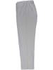 GOLDNER Sportive 7/8-Hose mit Biesen in silbergrau