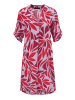 Aniston CASUAL Blusenkleid in flieder-dunkelrot-orangeot