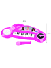 Lexibook Barbie Elektronisches Keyboard mit Licht & Mikrofon 24 Tasten