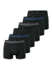 Schiesser Boxershort 6er Pack in Schwarz
