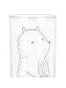 Mr. & Mrs. Panda Glas Bär Kaffee ohne Spruch in Transparent