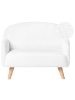 Beliani Kindersofa OTTAL in Weiß/Braun - (W) 77 x (H) 63 x (L) 43 cm