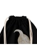 Mr. & Mrs. Panda Gymnastiktasche Otter Kopfüber mit Spruch in Schwarz