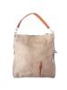 Florence Florence Schultertasche, Beuteltasche Leder braun, helltaupe, tan ca. 37cm
