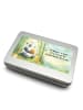 Mr. & Mrs. Panda Puzzle Panda beflügelt Pommes Design mit Spruch in Weiß