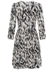 Laura Scott Jerseykleid in blau-gemustert