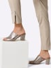 Heine Lederhose in beige