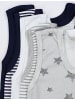 TupTam Baby Jungen Achselbody 5er Pack in grau/weiß