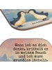 Mr. & Mrs. Panda Drink Coaster Pinguine Kuss Design mit Spruch in Weiß