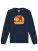wat? Apparel Sweatshirt Sunset on palm beach in Dunkelblau