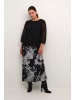 Kaffe Langarm-Bluse KAemilia Regular fit in Black Deep