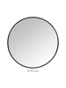 relaxdays Spiegel in Schwarz - 60 cm