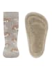 ewers Stoppersocken Igel in dunkel beige meliert