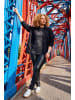 Ulla Popken Langarmshirt in schwarz