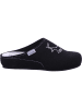 Tofee Pantoffel in schwarz