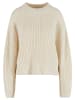 Urban Classics Crew Neck Jumper in whitesand