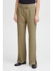 b. young BYDANTA STRAIGHT PANTS - HEAVY WOVEN Regular fit in Aloe Melange