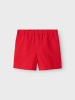 name it Bermuda Shorts mit elastischem Bund und Bindegürtel in Rot