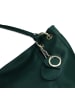 Toscanto Toscanto Schultertasche, Henkeltasche Leder türkis ca. 42cm