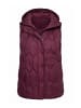 Ulla Popken Steppweste in aubergine
