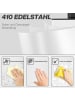 HOMCOM Mülleimer-21,5L x 37,2B x 57H cm-Weiß