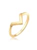 Elli Ring 925 Sterling Silber Pfeil, Geo in Gold