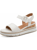 Tamaris Komfort Sandalen für Damen in weiß