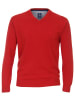 Redmond V-Ausschnitt Pullover in rot