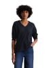 Marc O'Polo Feinstrick-Pullover loose in Dark Navy