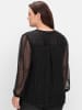 sheego by Joe Browns Chiffonbluse in schwarz-gemustert
