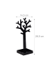 relaxdays 2er-Set: Schmuckständer Baum in Schwarz/Weiß