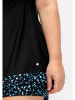 sheego Tankini-Top in schwarz gemustert