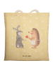 Mr. & Mrs. Panda Stoffbeutel Hase Igel ohne Spruch in Gelb Pastell