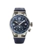 Locman Herrenuhr "Montecristo World Dual Time" in Blau